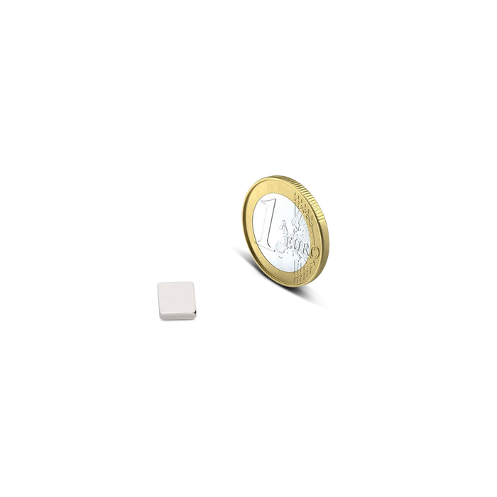 Parallélépipède magnétique en Néodyme 10mm x 7,5mm x 2mm