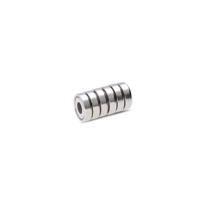 Neodymium Pot magnet with cylindrical borehole Ø16mm