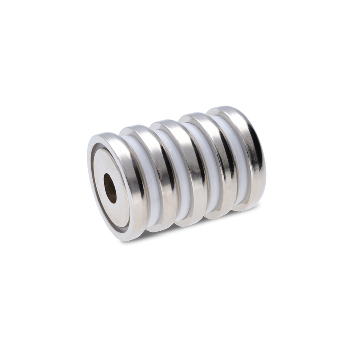 Neodymium Pot magnet with cylindrical borehole Ø32mm