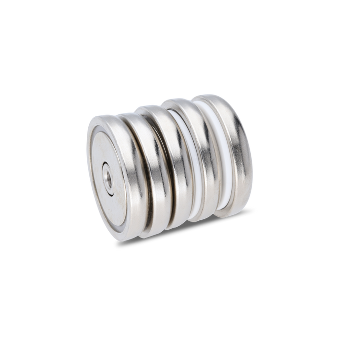 Neodymium Pot magnet with internal thread Ø40mm - M6