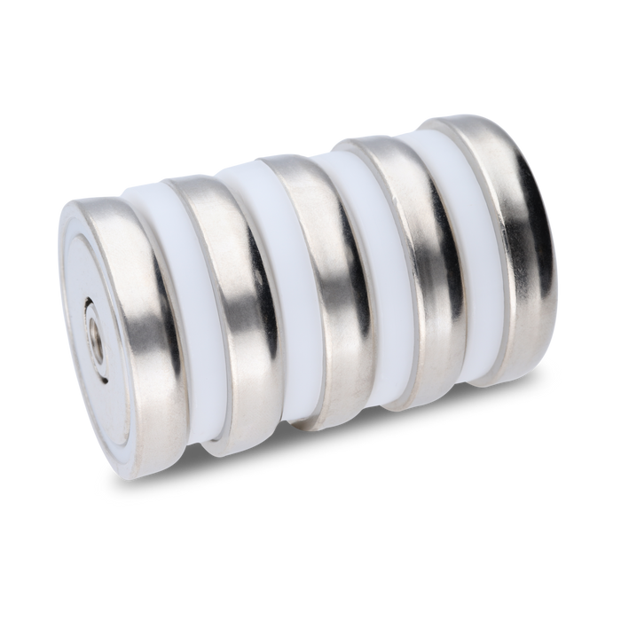 Neodymium Pot magnet with internal thread Ø48mm - M8