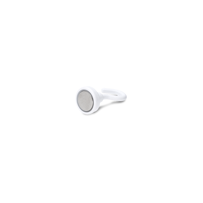 Hook magnet Ø16mm - M4 - White