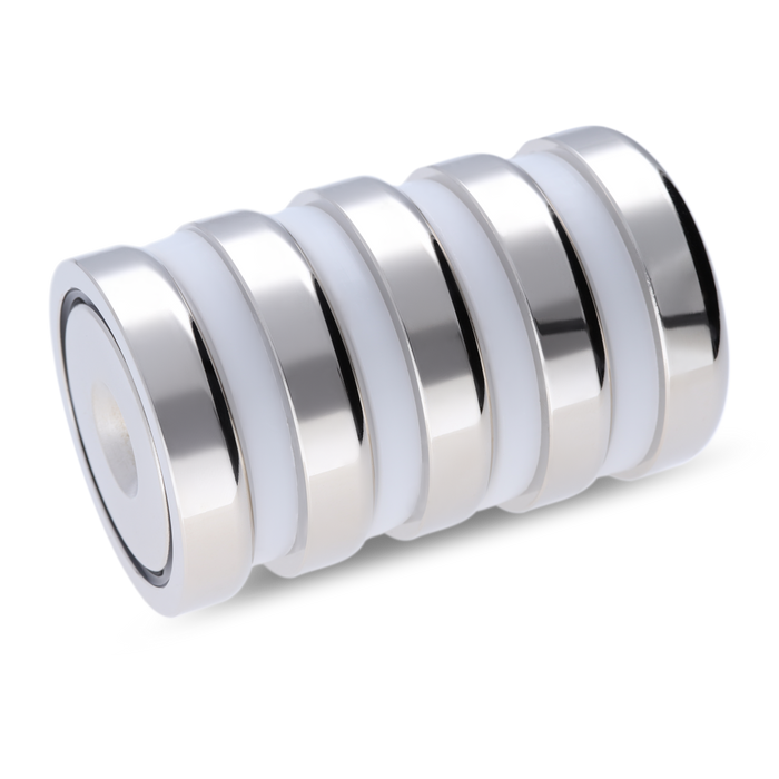 Neodymium Pot magnet with countersunk screw-hole Ø48mm